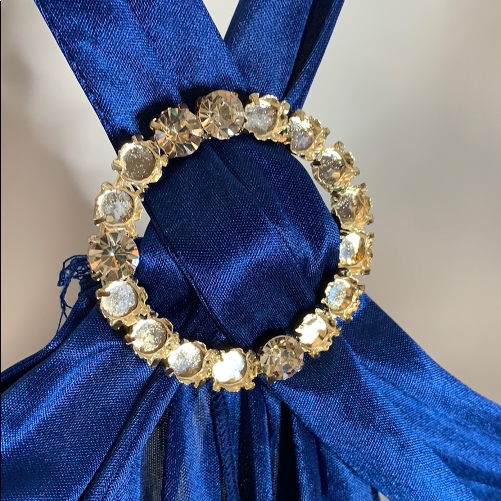 ⭐️ B. DARLIN BLUE FORMAL DRESS SIZE 7/8 (FLAWS) - Picture 7 of 7